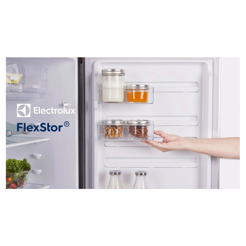 Electrolux Kulkas Inverter NutriFresh Two Door 346 L - EBB3700H-A